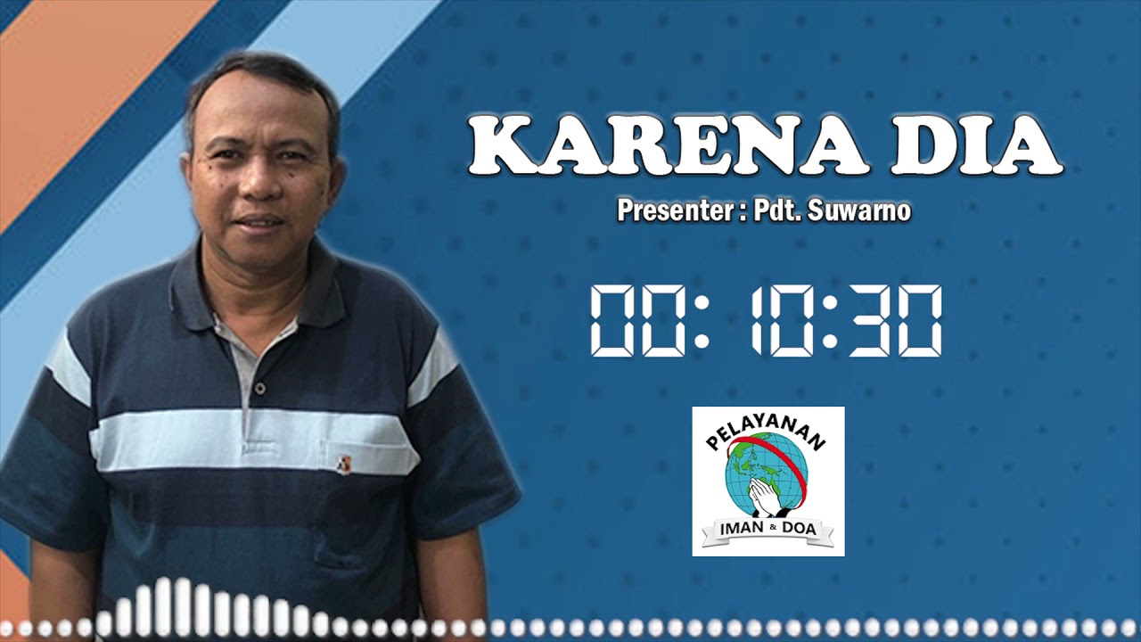 KARENA DIA - PERINTAH TUHAN KEPADA YOSUA