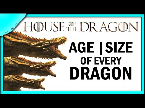 The Age and Size of Every Dragon in House of the Dragon