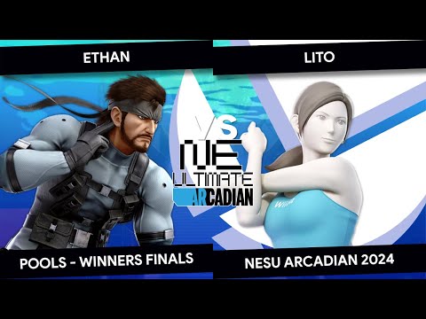 New England Ultimate Arcadian 2024 - Ethan (Snake) vs Lito (Wii Fit Trainer) - Pools Winners Finals