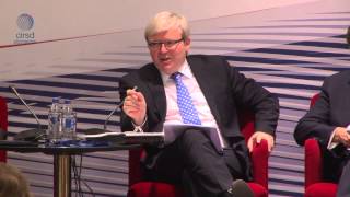 Kevin Rudd, Panel: The Lessons of WWI and the 21st-century East Asia