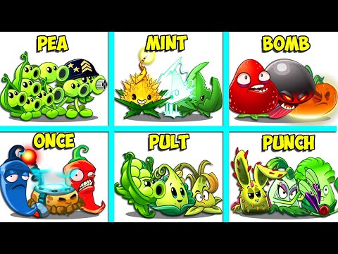 Random 12 Best Team Plants POWER-UP Battlez - Who Will Win? - PvZ 2 Team Plant Vs Team Plant