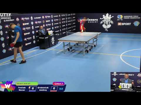 Tretiak Nazar Grebeniuk AndreyLeague of Best Table Tennis 3 13:00 04.10.2020