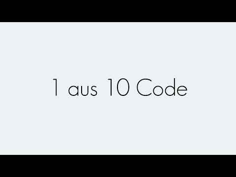 1 aus 10 Code | Digitaltechnik | Begriffserklärung