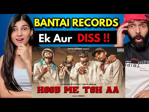 HOOD ME TOH AA REACTION !!| BANTAI RECORDS | SHOTS TO KRSNA & KALAMKAAR? REACTION