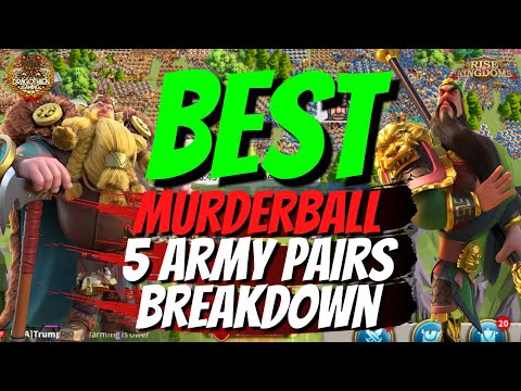 BEST 5 ARMY PAIRING FOR INFANTRY MURDERBALL. Meta isn't the same as before - Rise of Kingdoms