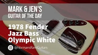 Video thumbnail for 1978 Fender Jazz Bass | Guitar of the Day by Normans Rare Guitars