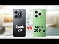 Tecno Spark 20 Vs Tecno Spark 20 Pro
