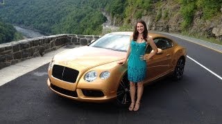 Bentley Continental GT V8 First Drive of the 2013 CGT with Elizabeth Kreft by RoadflyTV