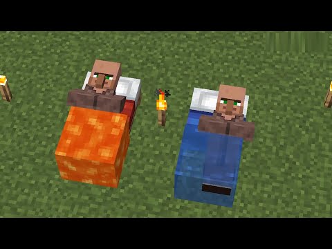 oh no oh no !!! something wrong in minecraft | sleeping in lava bed