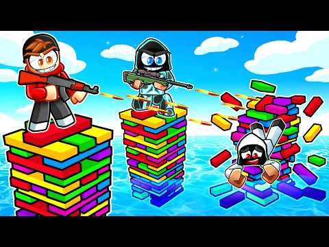 ROBROS PLAY PEW PEW BLOCKS IN ROBLOX!