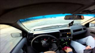 preview picture of video 'Arek Ford Sierra 2.9 Cologne 12v Drift Onboard'