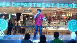 JC TAN SINGING I SURRENDER FISHER MALL KIDDIE SUPERSTAR EVENT JAN 15 2015