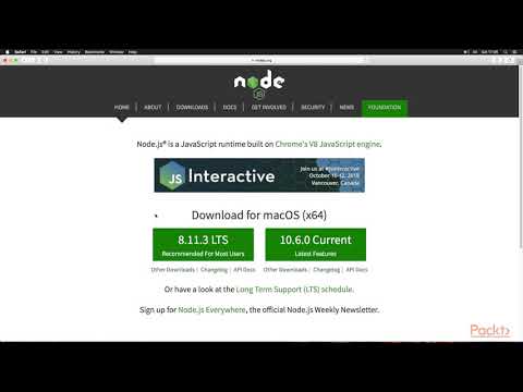 Isomorphic JavaScript with MEVN Stack Installing Node js Node Package Manager NPM |packtpub com