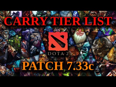 7.33c Carry Tier List