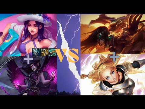 Caitlyn with Morgana VS Sivir with Lux