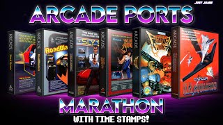 Arcade Ports Ranked Marathon (Episodes 86-92) Time Stamps #harddrivin #yiearkungfu #roadblasters 