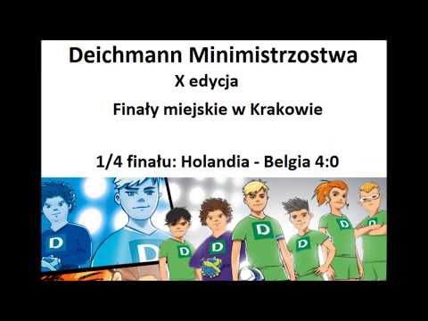 Finał miejski w Krakowie X edycji Deichmann Minimistrzostw: 1/4 finału Holandia - Belgia 4:0