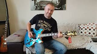 Video thumbnail for Harley Benton HB-35Plus Metallic Blue by Damian Gitaromania