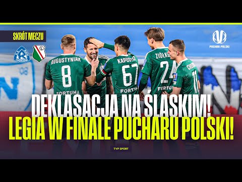SUMMARY: RUCH CHORZÓW - LEGIA WARSZAWA. A FLOOD OF GOALS IN SILESIA! LEGIA IN THE POLISH CUP FINAL!