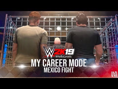 WWE 2K19 My Career Mode Gameplay Walkthrough Part 3 - MEXICO FIGHT