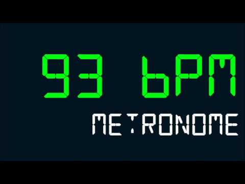 93 BPM (Beats Per Minute) Metronome
