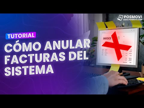 Anular facturas