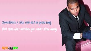 Chris Brown - All About You [LYRIC VIDEO]