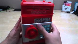Vandesail Money Safe ATM Bank Novelty Toy Review