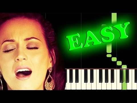 KATY PERRY - FIREWORK - Easy Piano Tutorial