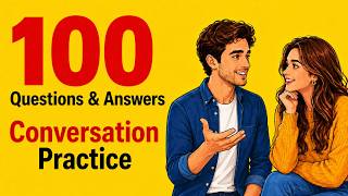 100 Real Life English Small Talk Questions and Answers | Shadowing Practice A1-A2