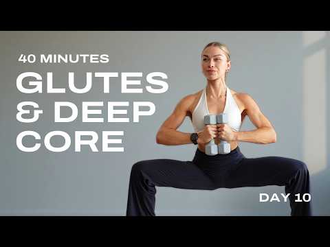 Day 10 - 40 Min. Lower Body Workout | Power Pilates x HIIT | Strong & Balanced Plan