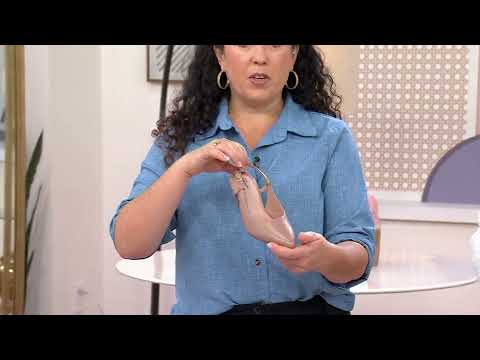 Clarks Collection Leather Sling- Back Pumps - Kepley Lane on QVC