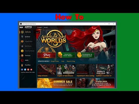 How To Get The Artix Game Launcher