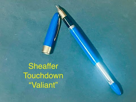 "How to" restoration of Sheaffer Touchdown.