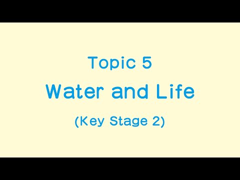 Senior Primary : Topic 5 "Water and Life"