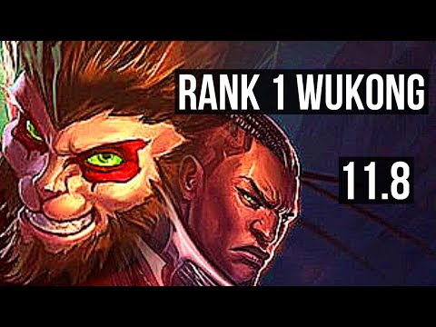 WUKONG vs LUCIAN (TOP) (DEFEAT) | Rank 1 Wukong, Legendary, Rank 23 | KR Challenger | v11.8