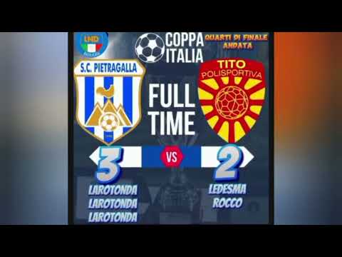 Coppa Italia Promozione 2024/25 Quarti di finale andata PIETRAGALLA vs Polisportiva Tito