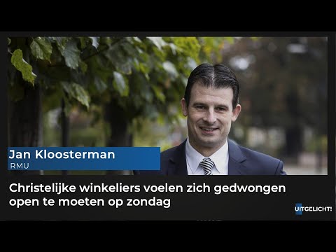 Uitgelicht! Maandag 9 november 2020 - Jan Kloosterman over permanente koopzondagen
