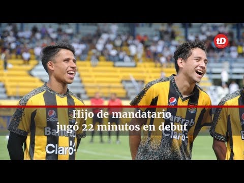 Así debutó con Aurora el hijo del presidente Jimmy Morales