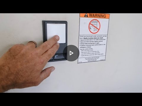 How To Diagnose And Repair A Faulty Garage Door Button / Wall Mounted