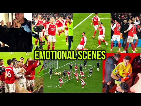 Goosebumps! Arsenal Players ERUPT After Big Win vs Aston Villa