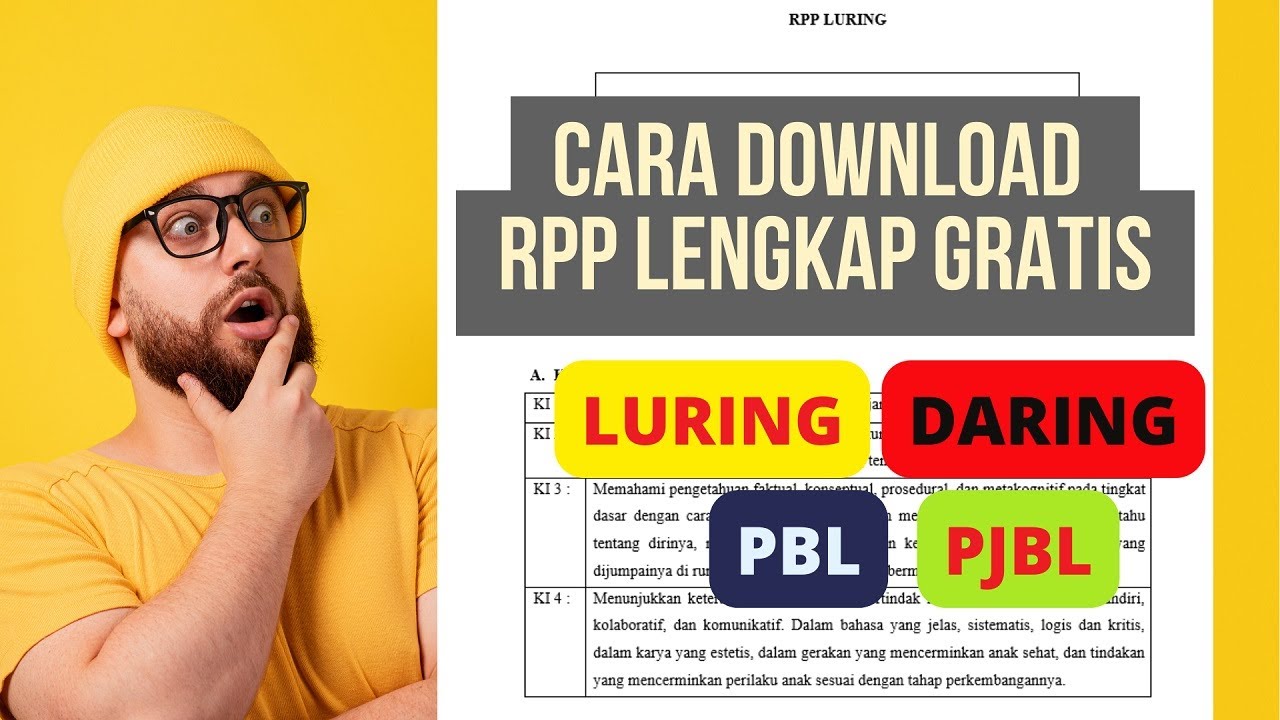 Cara Download RPP LENGKAP GRATIS