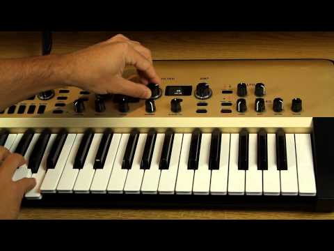 Korg KingKORG Modeling Synthesizer -- Filter Types -- In The Studio with Korg