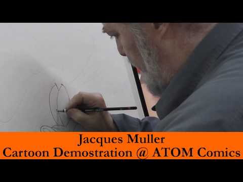 12 Days of Christmas, Cartoon Demo by Jacques Muller @ ATOM Comics, National Critics Choice