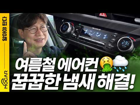 차량 에어컨 악취 해결법? 켜면 됩니다 + 썬팅 해도 더운 이유