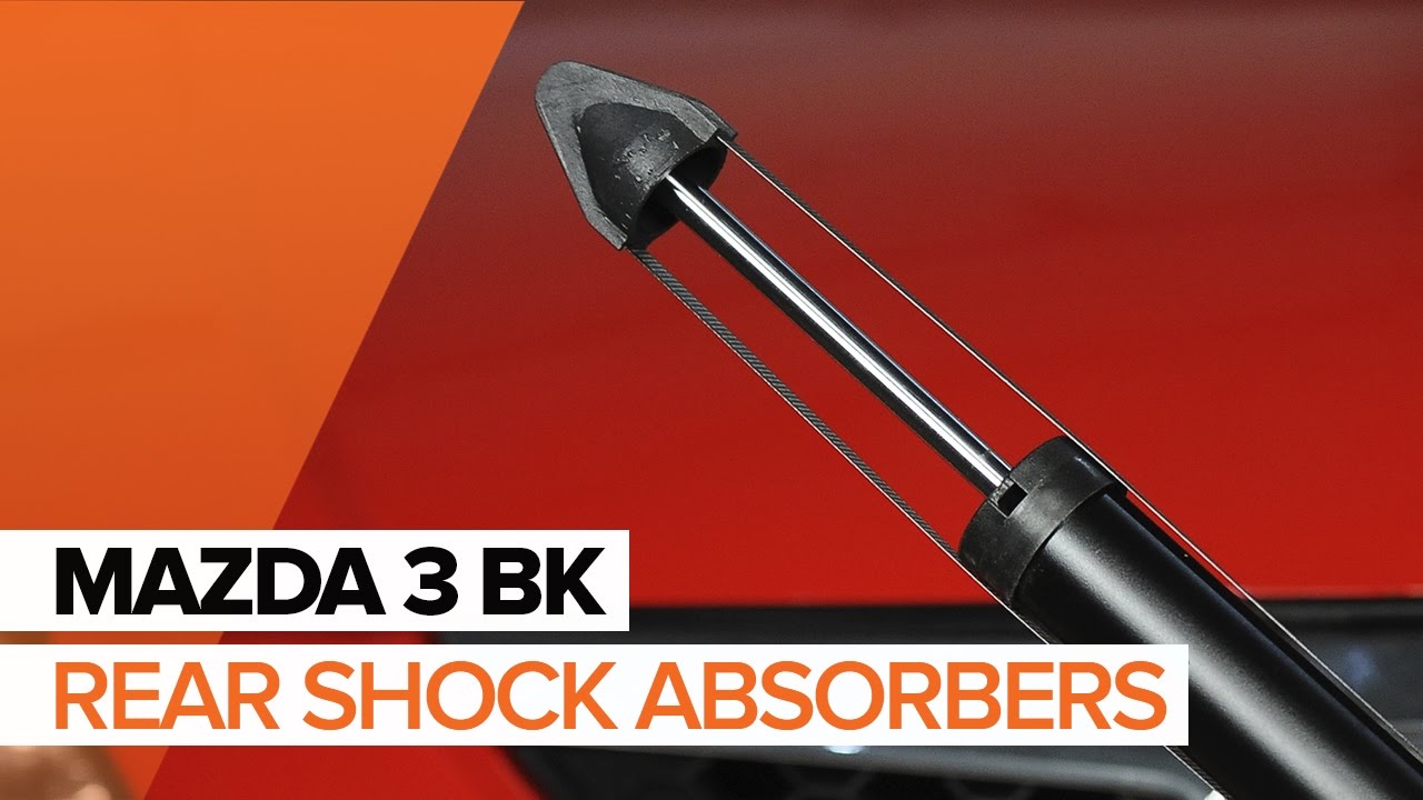 Kuidas vahetada Mazda 3 BK taga-amortisaatorite – õpetus