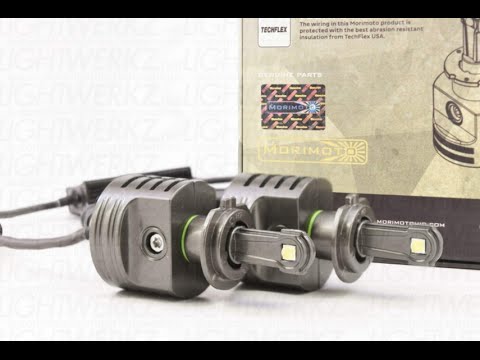 Morimoto 2Stroke LED  vs Halogen Bulb Comparison