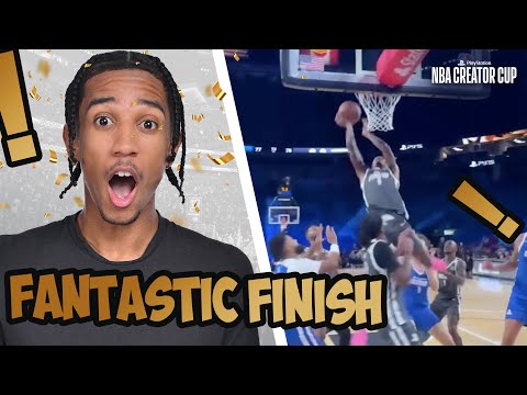 Final 3:40 WILD ENDING PlayStation NBA Creator Cup 🚨 🏆
