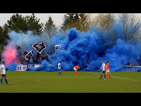 Jurand Koziegłowy - KKS WIARA LECHA (18.04.2015): świece dymne i racowisko