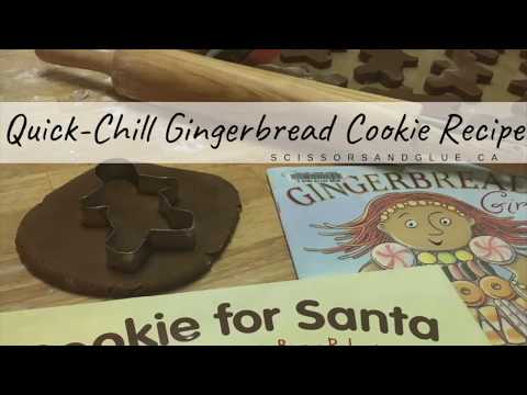 Quick-Chill Gingerbread Cookies   A Book Inspired Recipe from Scissors&Glue